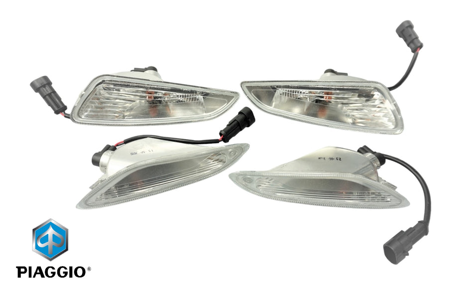 OEM Piaggio Blinker Set vorne hinten für Vespa Primavera / Sprint 50 (Bj.2014-)