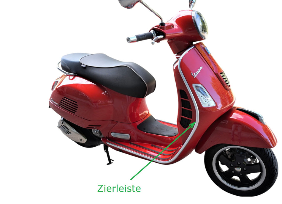 OEM Chromleiste Zierleiste rechts Vespa GTS GTV 125 250 300 2005-2018