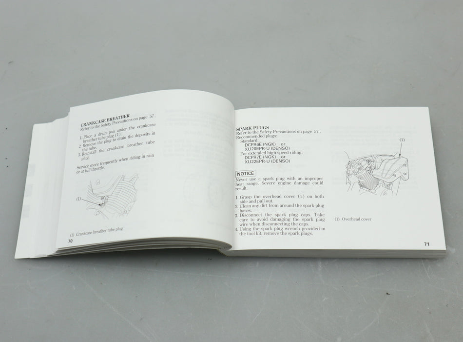Bedienungsanleitung Handbuch Fahrerhandbuch Owners Manual Honda VTX 1300 SC52
