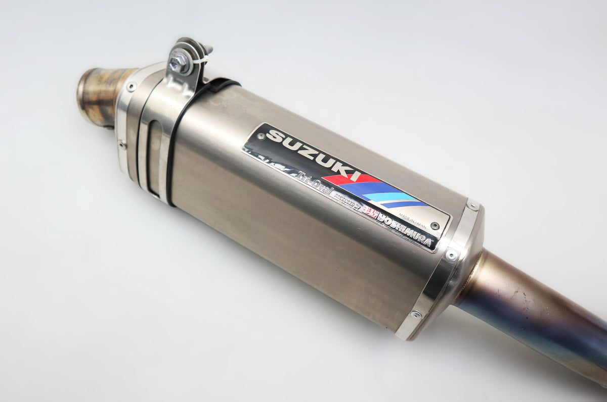 Yoshimura Tri Oval Auspuff Endschalldämpfer Exhaust Suzuki GSX-R 1000 K3 K4