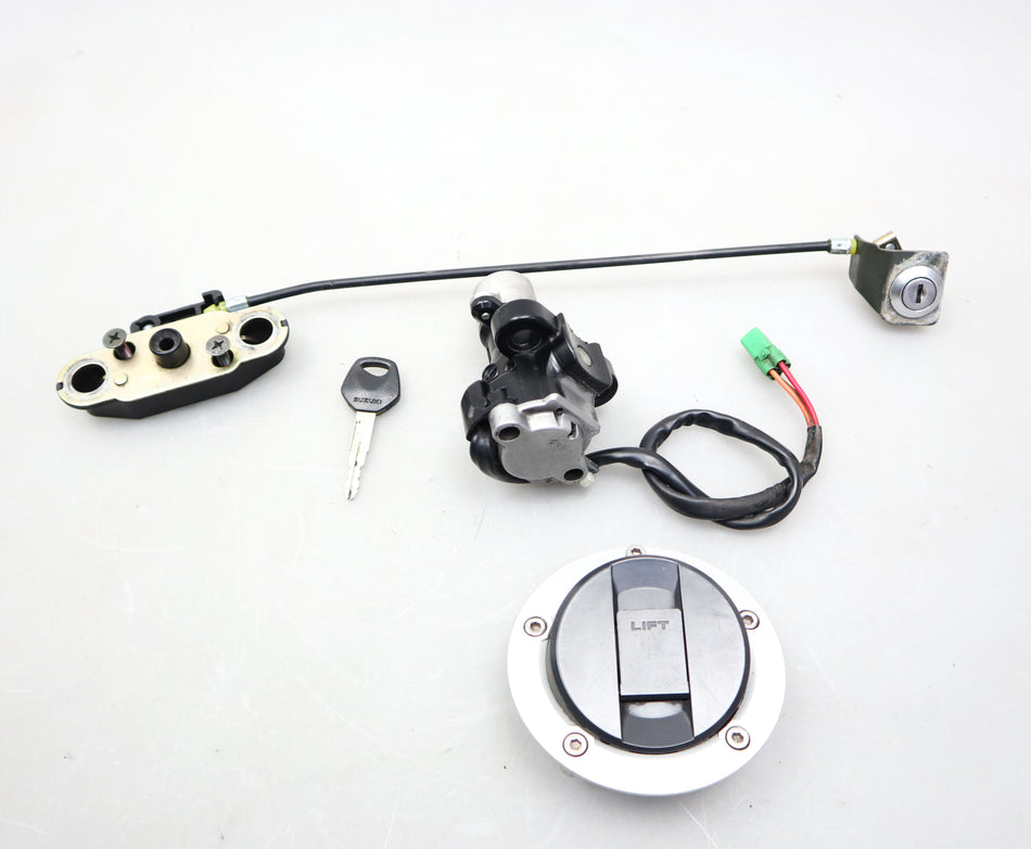 Schloßsatz Schlüssel Tankdeckel Zündschloss Suzuki GSX-R 1000 K3 K4 2003-2004