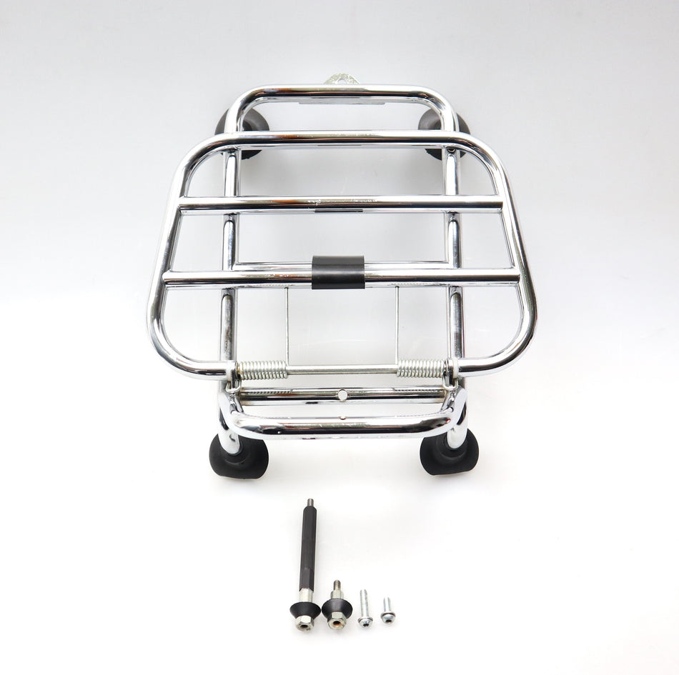 Chrom Gepäckträger vorne Kofferhalter Front Carrier Part Vespa GTS 125 300 2019-