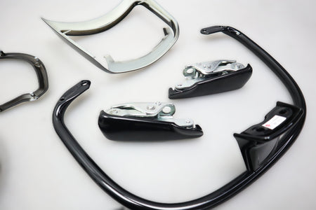 Styling Kit schwarz Bügel Griffe Fußraste Abdeckung Piaggio Vespa GTS 125 300 310