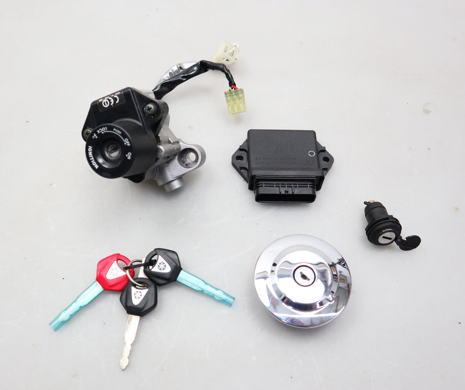 Schloßsatz Zündschloss Schlüssel Key Lock 5SC-W8250-00-00 Yamaha XVS 650 Dragstar Classic 2004-2006