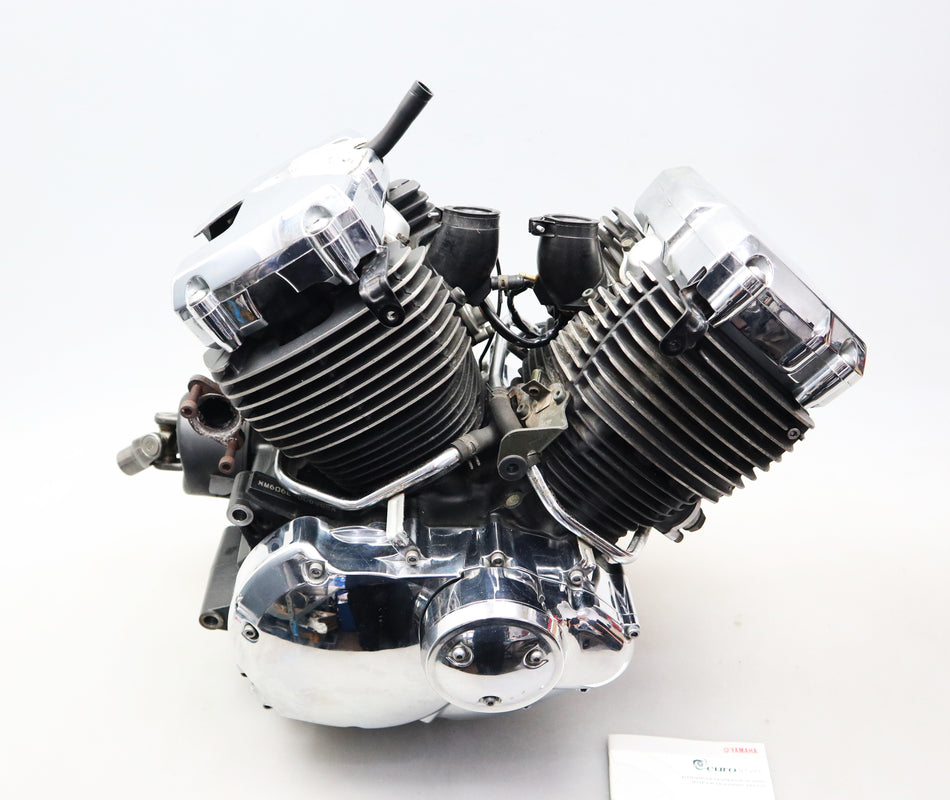Motor Motorblock Zylinderkopf Engine M606E Yamaha XVS 650 VM04 2006