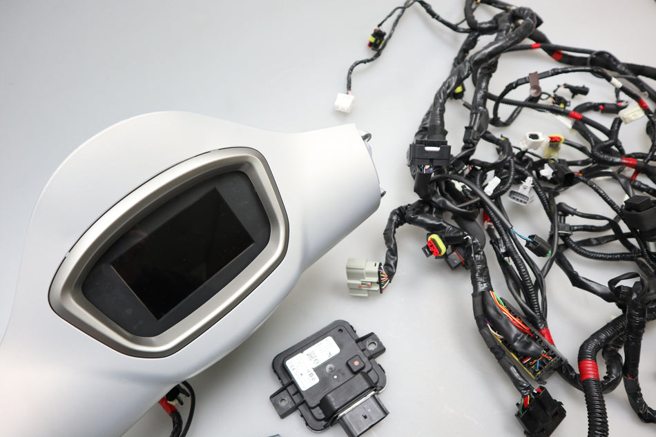 Super Tech Umbau Tacho Cockpit Speedometer Piaggio Vespa GTS 300 Keyless 2023-