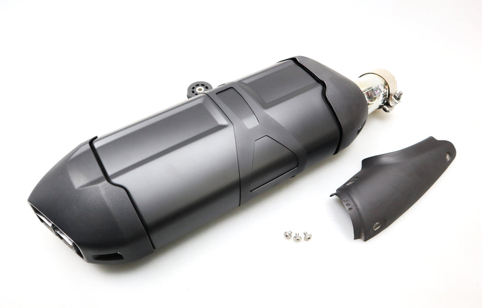 Auspuff Endschalldämpfer schwarz Exhaust BMW R 1200 1250 GS K50 K51 18518552012 18518530582