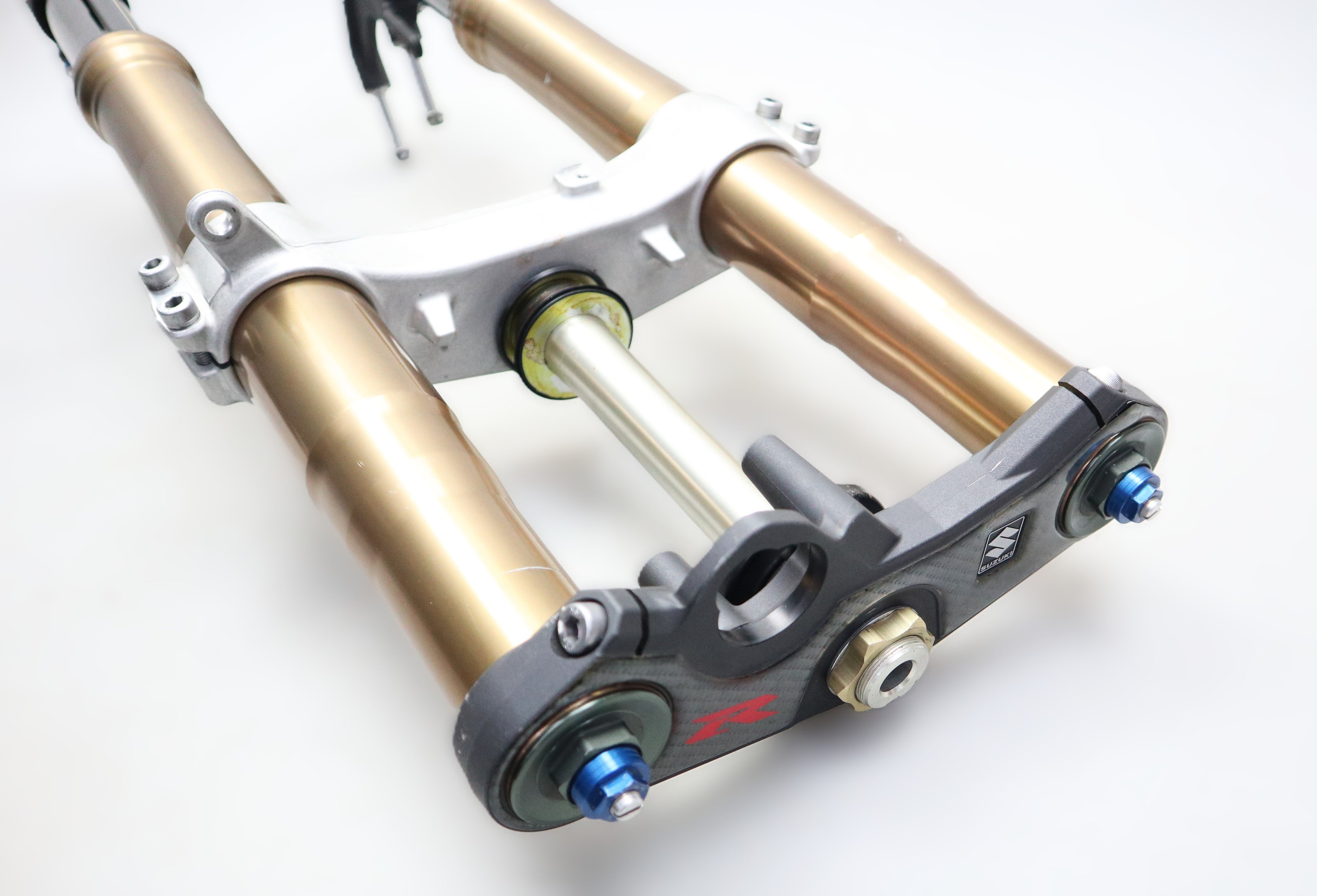 USD Gabel Gabelholm 51103-21H01-00 / 51104-21H00-000 Fork Suspension Suzuki GSXR 1000 K7 K8