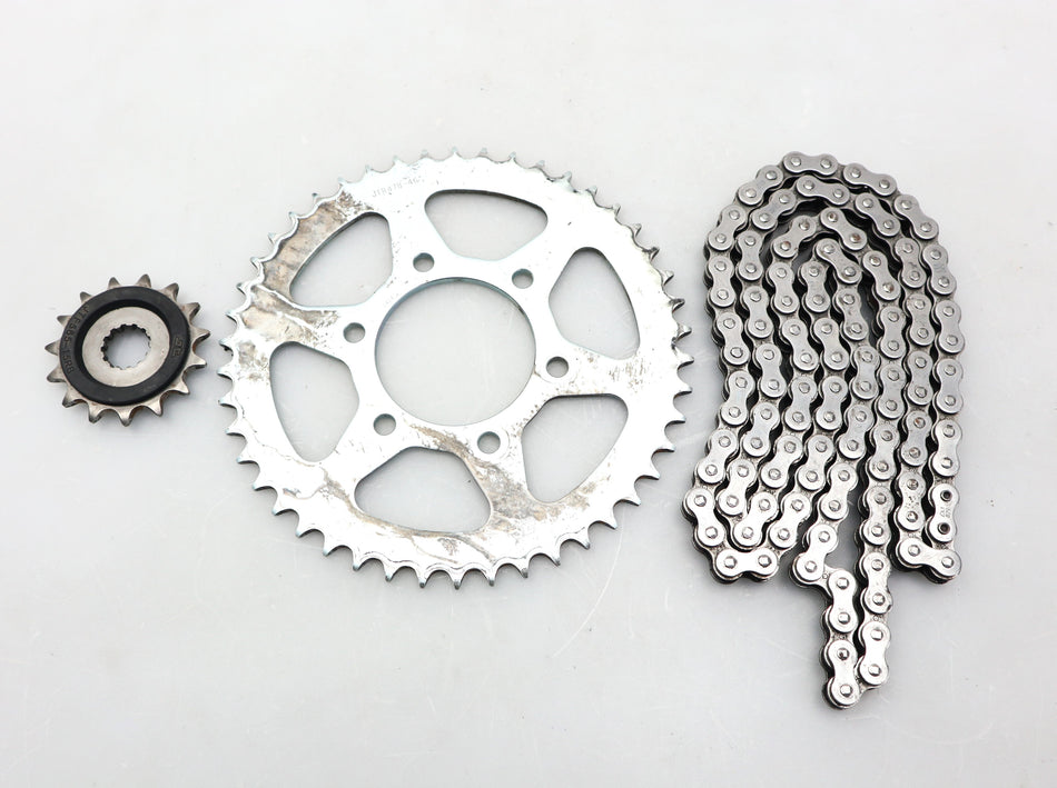 Kettensatz Kette DID Zahnrad Kettenrad chain Kawasaki Z 650 ER650H 2017-