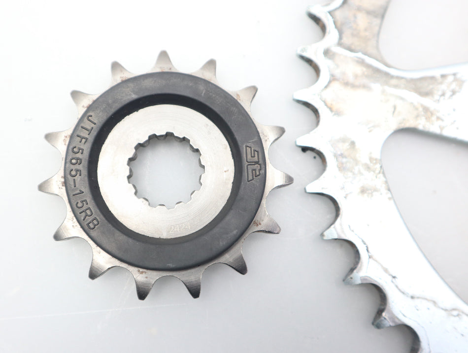 Kettensatz Kette DID Zahnrad Kettenrad chain Kawasaki Z 650 ER650H 2017-