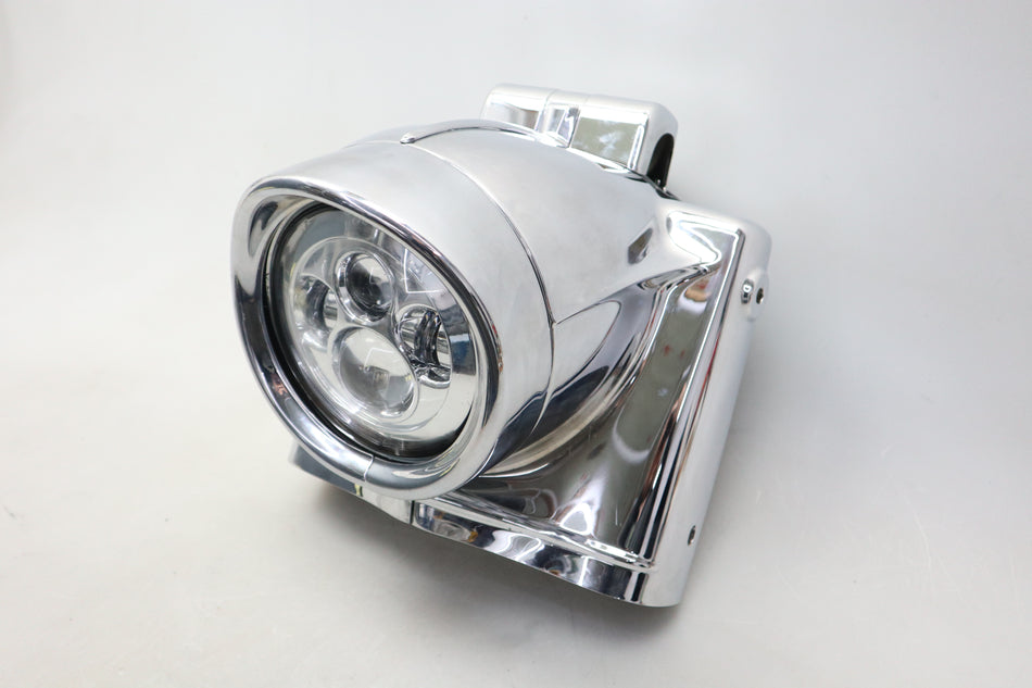 Scheinwerfer LED Headlight Nacelle Scheinwerfergehäuse cover panel Harley Road King 2014