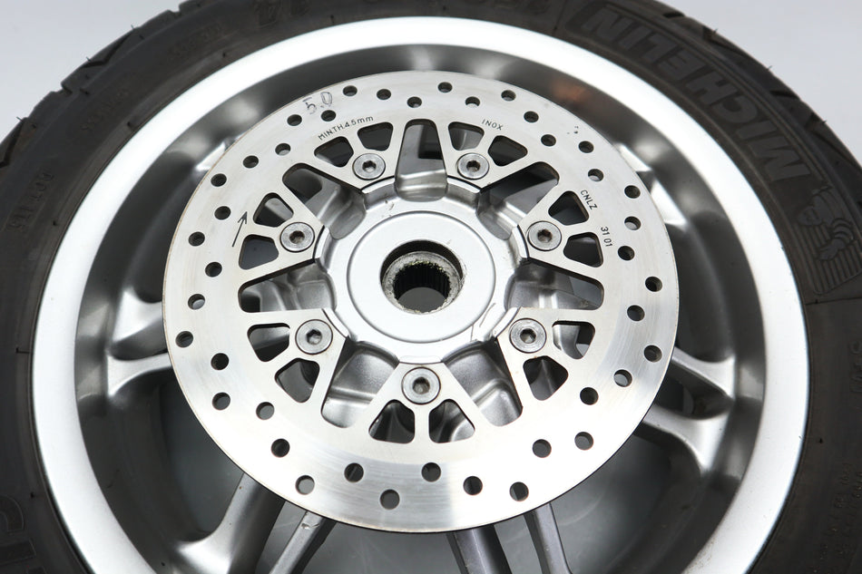 Felge hinten 4x14 Hinterrad 1C006018R00G06 Bremsscheibe Wheel Piaggio Beverly 400 HPE 2021-