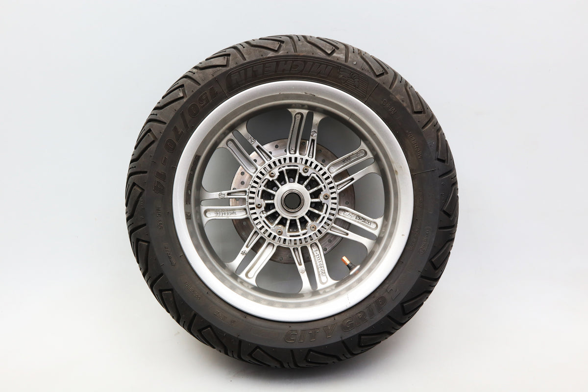 Felge hinten 4x14 Hinterrad 1C006018R00G06 Bremsscheibe Wheel Piaggio Beverly 400 HPE 2021-