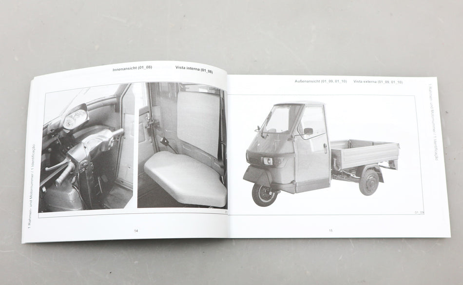 Bedienungsanleitung Handbuch Fahrerhandbuch Owners Manual Piaggio APE 50 C81 2